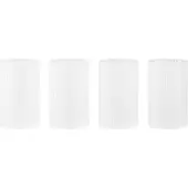 Ferm Living Waterglas Ripple Frosted 140 ml (Set van 4)