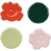 Marimekko Unikko & Kivet houder voor eetstokjes 4-delig Pink-pear-red-dark green
