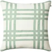 Chhatwal & Jonsson Shimla Kussenhoes 50x50 Cm - Decoratieve kussens & hoezen Linnen Aqua - CC640152-25
