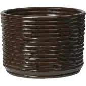 Ferm Living Corduroy Pot Carob Brown