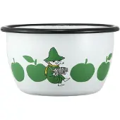 Muurla Moomin emaillen kom 60 cl Joyfull Apples
