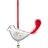 Holmegaard Ann-sofi Romme Kerstvogel 2025 - Kerstversiering Glas Clear - 4800589