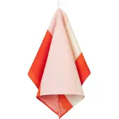 Marimekko Hennika Theedoek 47x70 Cm Roze / Orange Red - Keukenhanddoeken Katoen Pink - 075703-330