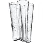 Iittala Aalto Vase 201mm Bubble Glass - Vazen Mondgeblazen Glas Clear - 1084773