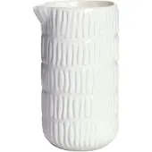 Mateus Stripes Jug 30 Cl - Melkkannen Keramiek White - EK07ST