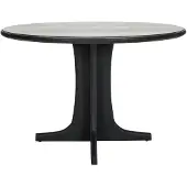 House Doctor Shaker Table Ø120 Cm - Eettafels & bartafels Mangohout Black - 203801043