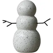 DBKD Snowman kerstdecoratie 11 cm Mole dot