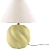 Globen Lighting Tafellampe , DAHLIA, Beige, Woonkamer, Stof