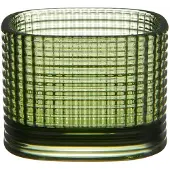 Orrefors Magica kaarsenhouder super circle 5 cm Groen