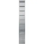 Ferm Living Lager wandplank tall Aluminium