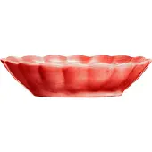 Mateus Oyster schaal 18x23 cm Rood