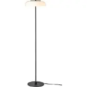 Nuura Vloerlampe , Blossi, dimbare, Zwart, Woonkamer, Metaal, Scandinavisch