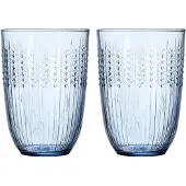 Rörstrand Swedish Grace drinkglas 37 cl 2-pack Blauw