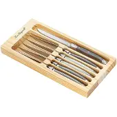 Lou Laguiole Tradition steakset in houten doos - 6 stuks - multikleur