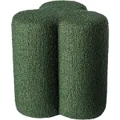 Pols Potten Stool Clover Boucle Green
