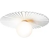 Nuura Design wandlamp Liila Muuse, dimbaar, wit / opaal, Badkamer, metaal, Scandinavisch, Wandlamp design