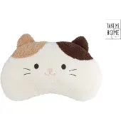 Van Manen Veenendaal Take Me Home, pluche kattenkussen, 53x33 cm, knuffelkussen, wit
