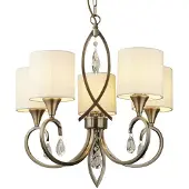 Searchlight Klassieke hanglamp Alberto 5-lichts antiek brons