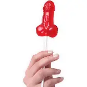 Secret Play Strawberry Penis-shaped Lollipop