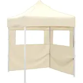 vidaXL Partytent 200 x 200 x 315 cm, crème kleur, Oxford-stof