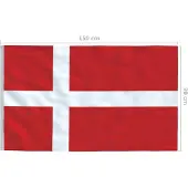 vidaXL Vlag Denemarken 90x150 cm