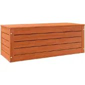 vidaXL Opbergbox Wasbruin 89 x 36,5 x 33 cm Massief grenenhout