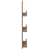 vidaXL Tijdschriftenrek Artisan Eiken 43 x 11 x 102 cm Bewerkt hout