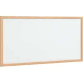 vidaXL Magnetisch whiteboard met massief grenenhouten frame 60x30 cm