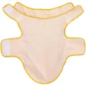 vidaXL Hondenregenjas met reflecterende strips polyester geel S