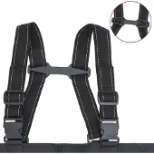 vidaXL Waadpak met laarzen en riem maat 42 zwart