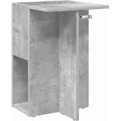 vidaXL Bijzettafel Beton Grijs 35 x 40 x 55 cm Bewerkt hout