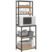 vidaXL Keukenplank 5-laags 60 x 40 x 168 cm Bewerkt hout Sonoma Eik