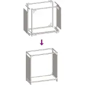 vidaXL Brandhoutrek 60x28x65 cm koudgewalst staal zwart