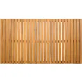 vidaXL Badmat Naturel 100 x 55 cm Massief Acacia Hout