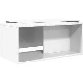 vidaXL Koffietafel Set 2 st Wit 90 x 48 x 40 cm Bewerkt hout