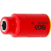 Bgs VDE dopsleutel, zeskant - 3/8 - 8 mm