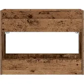 vidaXL Opslaghaak & Rek Oudhout 65 x 24 x 50 cm Bewerkt hout