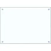 vidaXL Spatschermen keuken 2 st 70x50 cm gehard glas transparant