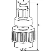 Bosch F 032 132 004 Vrijwielaandrijving, starter