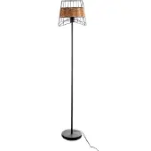 NINO LEUCHTEN Staande lamp Esra Scherm met rotan (2-delig)