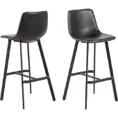 Ebuy24 Barstoel Oregon - zwart