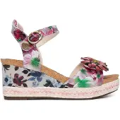 LAURA VITA Sandaal sering / zwart / wit