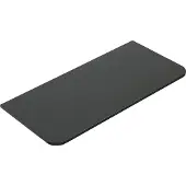 Wiesbaden Topblad novira 120x48 cm afgeronde hoeken mat zwart