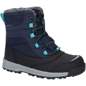 Hi-tec Leo Nylon Winterlaarzen Voor Kinderen Blauwnachten/Zwart/Pauwblauw Halfhoog