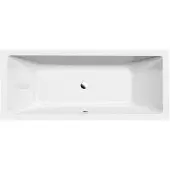 Aqualine Nisa Rechthoekig bad 180x70x42cm, wit