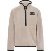 Didriksons - Kid's Rubi Half Zip - Fleecetrui 140, grijs