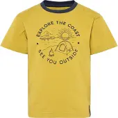 Didriksons Mynta, t-shirt, junior, geel