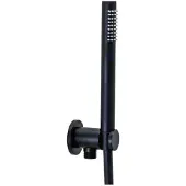 Paffoni Stick - Set van douchekop, douchehouder en doucheslang, mat zwart ZDUP094NO