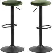 Ebuy24 2 x Finurly barstoel groen.