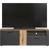 Trendteam Esteban TV-meubel grijs, eik decor.
